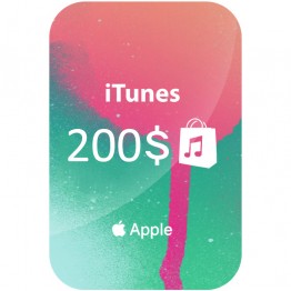 iTunes 200$ Gift Card دیجیتالی